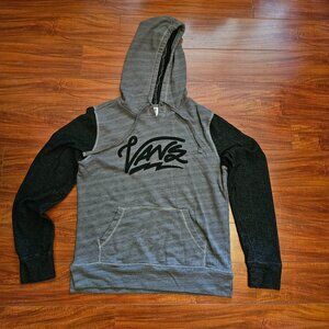 Vans Mens Grey Color Lightweight Hoodie Sweatshirt Size XL